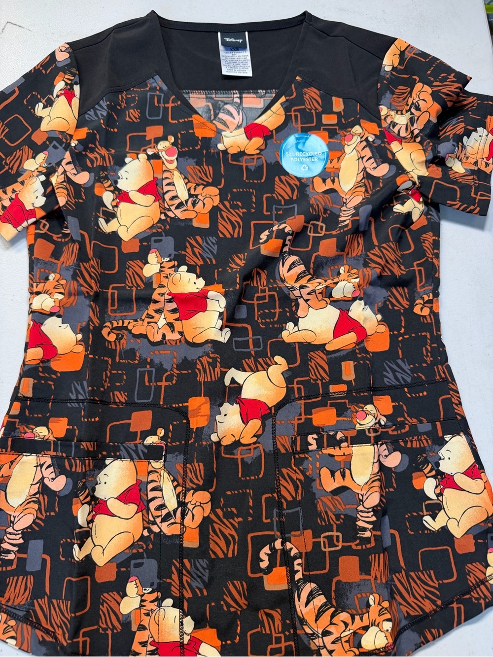 Disney Winnie the Pooh & Tigger Kids One-Piece Bodysuit - Black, Orange, Red